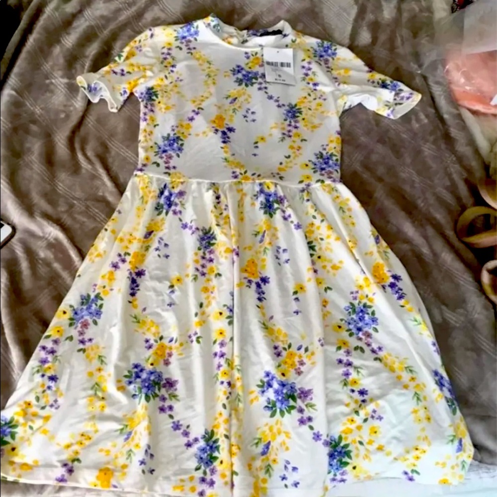 F21 floral dress